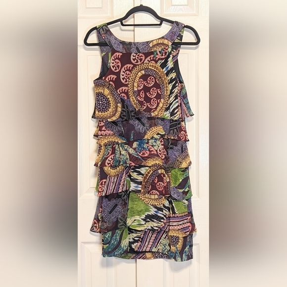 5/$25 Robbie Bee Sleeveless Ruffle Dress - Picture 2 of 7